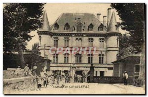 Old Postcard Chateau de Charleval Enfnts