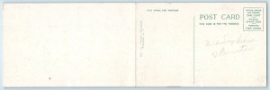 Double Postcard PRINCETON, New Jersey NJ ~ Panoramic Birdseye ca 1920s