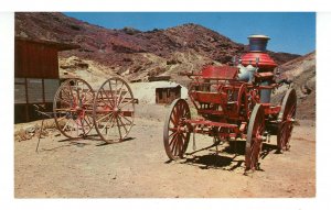 CA - Calico Ghost Town. Fire Wagon & Reel Cart ca 1880