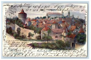 1899 Gruss Aus Nurnburg Germany Posted Antique Postcard