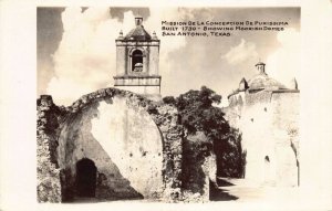 RP Postcard Mission De La Concepcion De Purissima in San Antonio, Texas~129781