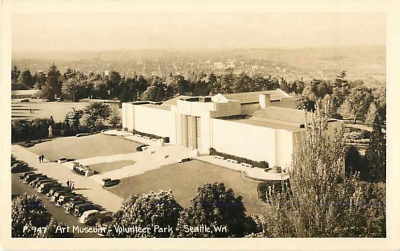 RPPC of the Art Museum Volunteer Park Seattle Washington WA