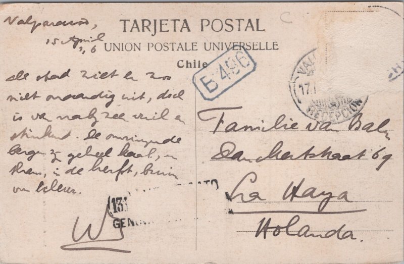 Chile Valparaiso y Cerros Postcard C382