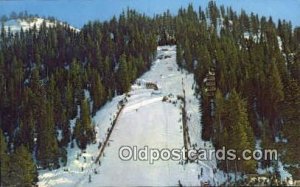 Papoose Peak, Squaw Valley, CA USA Ski, Skiing Unused 