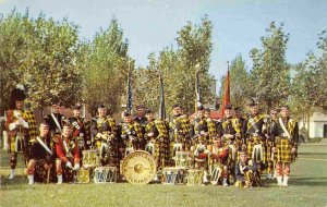 West Virginia Highlanders Bagpipe Band American Legion Elkins WV postcard