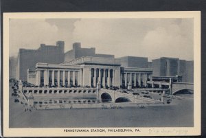 America Postcard - Pennsylvania Station, Philadelphia, Pennsylvania   T6102