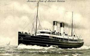 Great Eastern Railway Company - R.M. Turbine Steamer Copenhagen. Harwich- H...