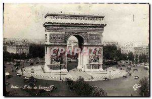 Old Postcard The triumphal arch Paris