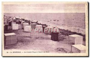 Old Postcard La Bernerie La Grande Plage is the time of the Bath