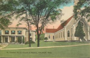 Palmer MA Church c1910 Postcard