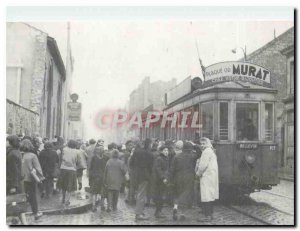 Postcard Modern Trams and Trollybus St. The take Chalassire in 1954