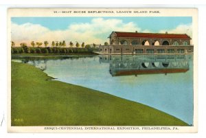 PA - Philadelphia. 1926 Sesqui-centennial Int. Expo. Boathouse, League Is. Park