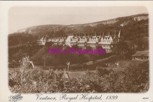 Isle of Wight Postcard - Ventnor Royal Hospital, 1899 (Repro) - RR20663