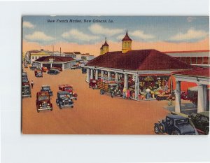 Postcard New French Market, New Orleans, Louisiana