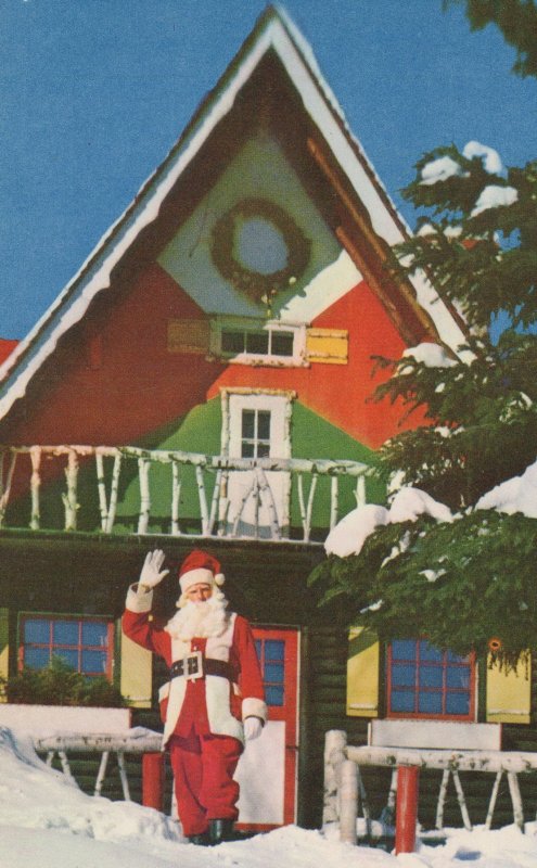 Santa Claus Village Quebec Canada Postcard