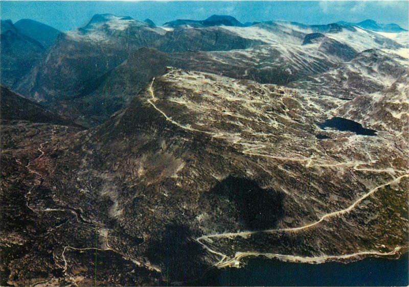 Postcard Norway Dalsnibba mountain road scenery