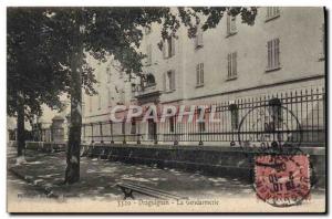 Old Postcard Police Detective Draguignan Gendarmerie