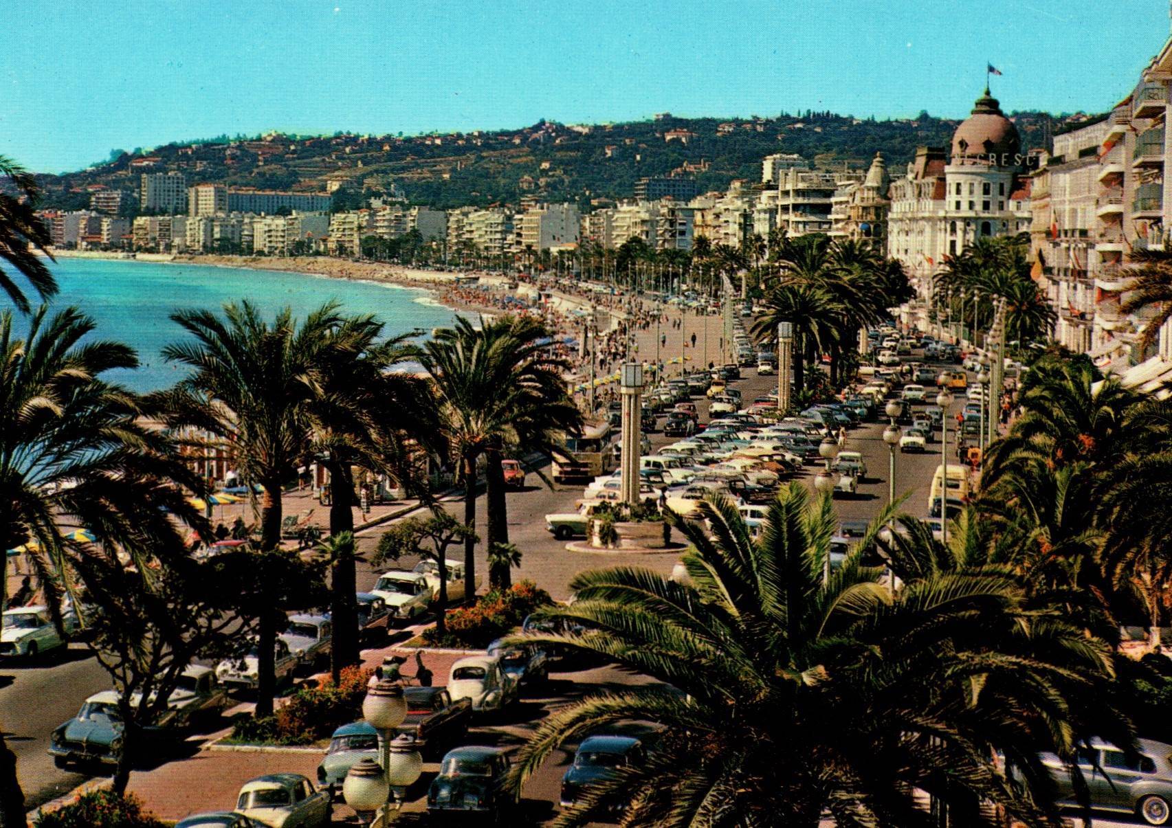 Cote d'Azur, Nice, France - The French Riviera - Continental Size ...