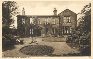UK postcard England Haworth, Yorkshire parsonage Present day