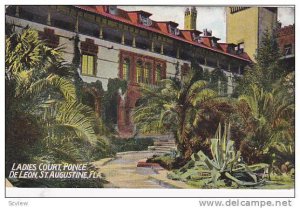 Ladies Court, Ponce De Leon, St. Augustine, Florida, 1910-1920s