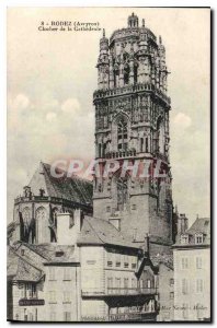 Postcard Old Rodez Bell tower of the Cathedral