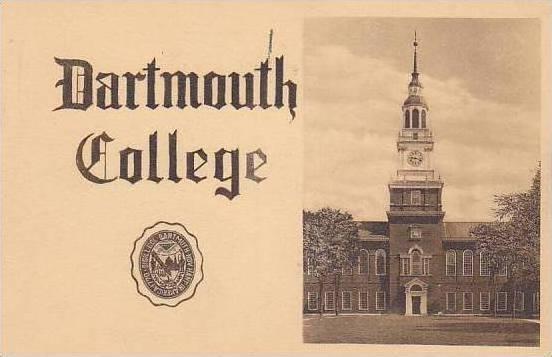 New Hampshire Hanover Dartmouth College Albertype