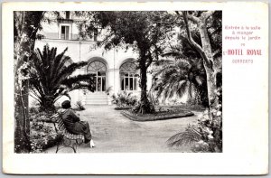 Entree a la Salle A Manager Depuis La Jardin De Hotel Royal Sorrento Postcard