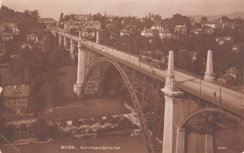 Bern Kornhausbrucke Switzerland 1913 