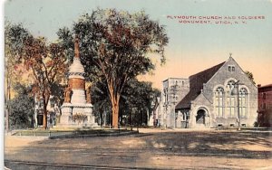 Plymouth Church & Solider Monument Utica, New York