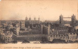 BR79813 london tower bridge and tower of london  uk
