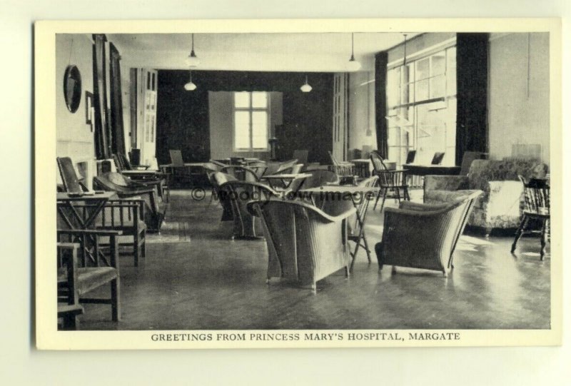 tp6909 - Kent - The Lounge of Princess Mary's Hospital, in Margate - Postcard 