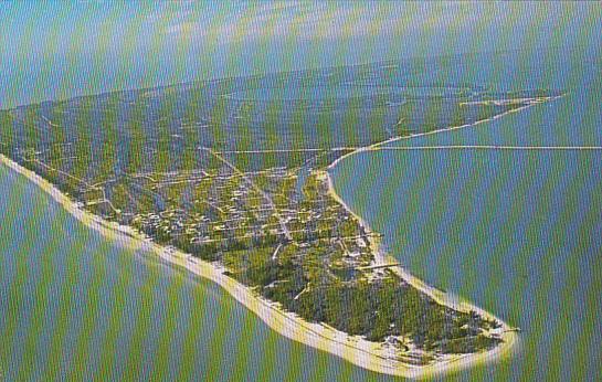 Florida Aerial View Sanibel Island 1979