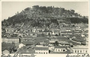 c1930s RPPC Postcard View of El Panecillo, Quito Ecuador S.A. Stein Photo