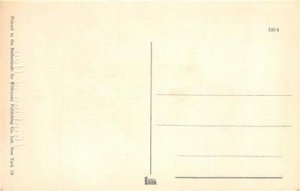 Thinking of You Girl Dog Snow Bleeker Artist-Signed Art Deco Vintage Postcard 