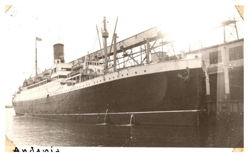  S.S. Andania ,  Cunard Line , RPC