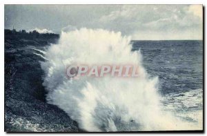 Old Postcard Chatelaillon Chatelaillon Plage Cliff Boucholeurs