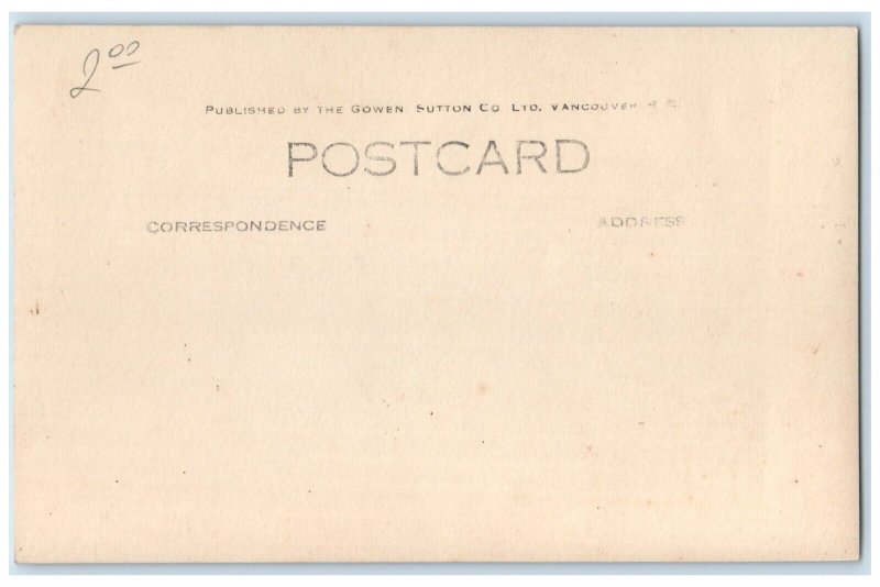 c1910's Hudson's Bay Co. Store Vancouver BC Canada RPPC Photo Antique Postcard