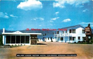 CO, Colorado Springs, Colorado, Bel Air Lodge Motor Hotel, EB Thomas No E-12234