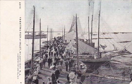 New Jersey Atlantic City Yachting Pier At Inlet