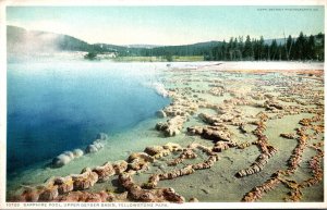 Yellowstone National Park Sapphire Pool Upper Geyser Basin Detroit Publishing