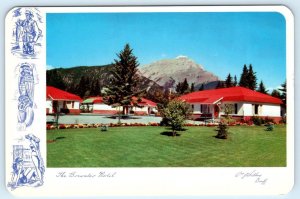 BANFF, Alberta Canada ~ Roadside THE BREWSTER MOTEL 1956 ~ 4x6 Postcard