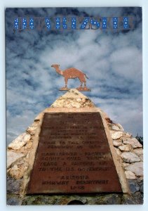 QUARTZSITE, Arizona AZ ~ Roadside CAMEL Hi Jolly Monument  4x6 Postcard