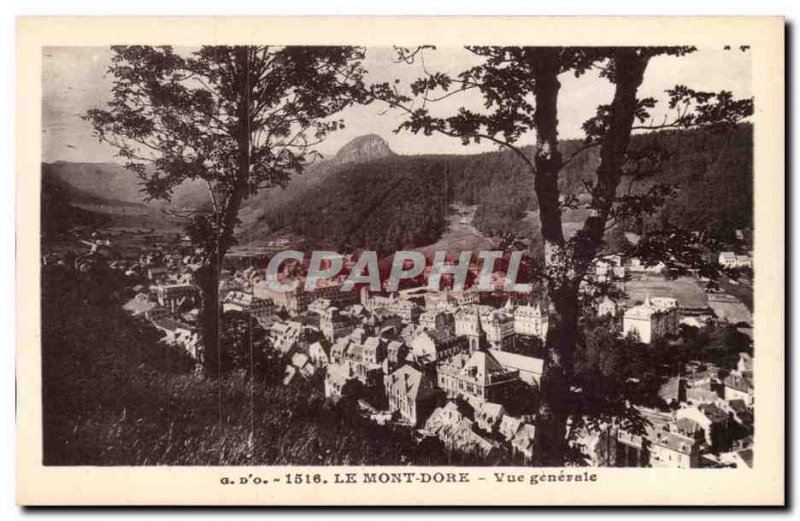 Old Postcard Auvergne Mont Dore General view