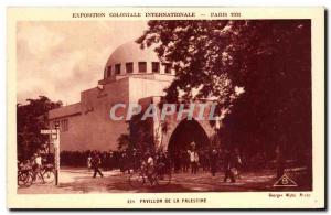 Old Postcard - Exposition Coloniale Internationale - Paris 1931 Flag of Pales...