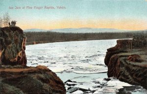 YUKON, Canada  ICE JAM at FIVE FINGER RAPIDS~Yukon River  c1910's Postcard