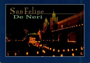 New Mexico Albuquerqque Old Town San Felipe De Neri Church