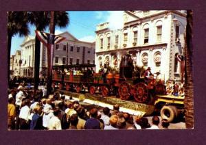 SC Railroad Train Steam Parade Friend of Charleston South Carolina Postcard RR