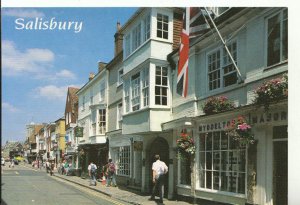 Wiltshire Postcard - High Street - Salisbury - Ref 18043A