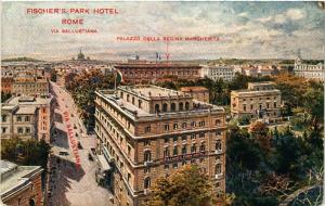 CPA AK ROMA Fischer's Park Hotel-Palazzo Della Regina Margherita ITALY (552375)