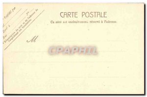 Old Postcard Paris Monument to Pere Lachaise Dead